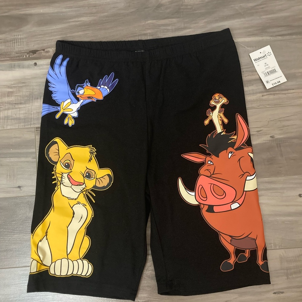 NWT Disney Lion King Biker Shorts, size 7/9